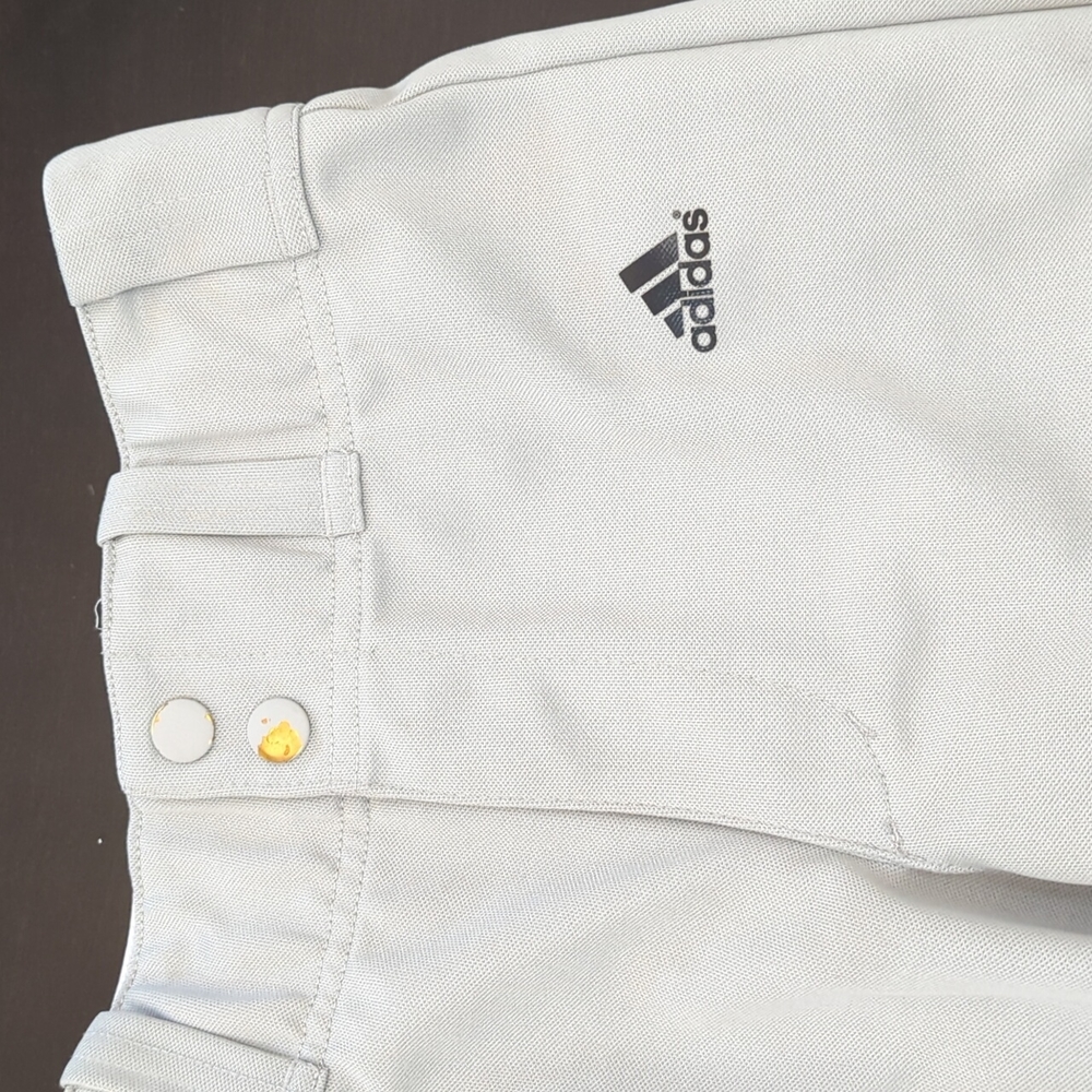 3/$20🌟 Adidas Boy's Gray Baseball Knickers Pants Size Small - Picture 2 of 7